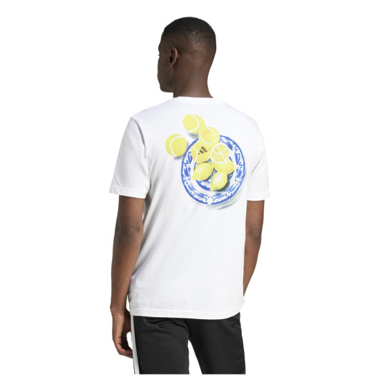 Adidas Ανδρική κοντομάνικη μπλούζα Lounge Still Life Lemons Graphic Tee
